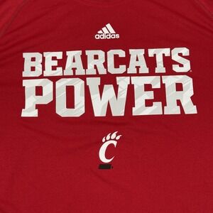 Cincinnati Bearcats Shirt Mens XL Red NCAA Basketball Bearcats Power Adidas Tee